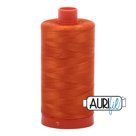 Aurifil 50 2235 Orange Large Spool 1300m