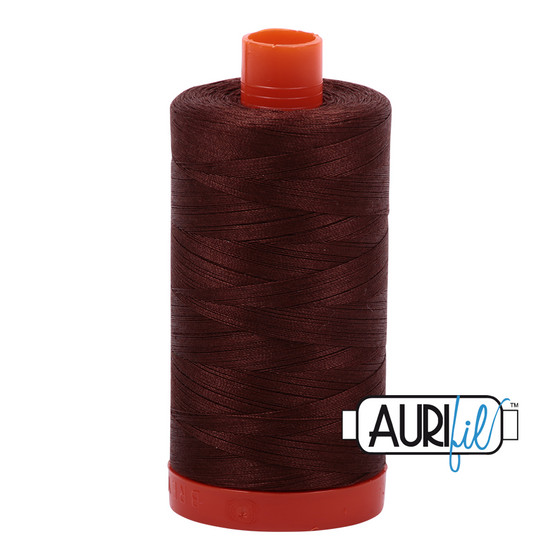 Aurifil 50 2360 Chocolate Large Spool 1300m