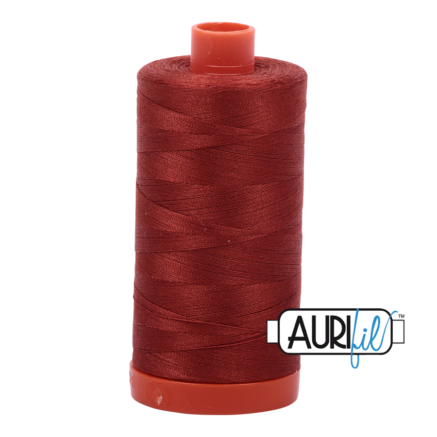 Aurifil 50 2385 Terracotta Large Spool 1300m