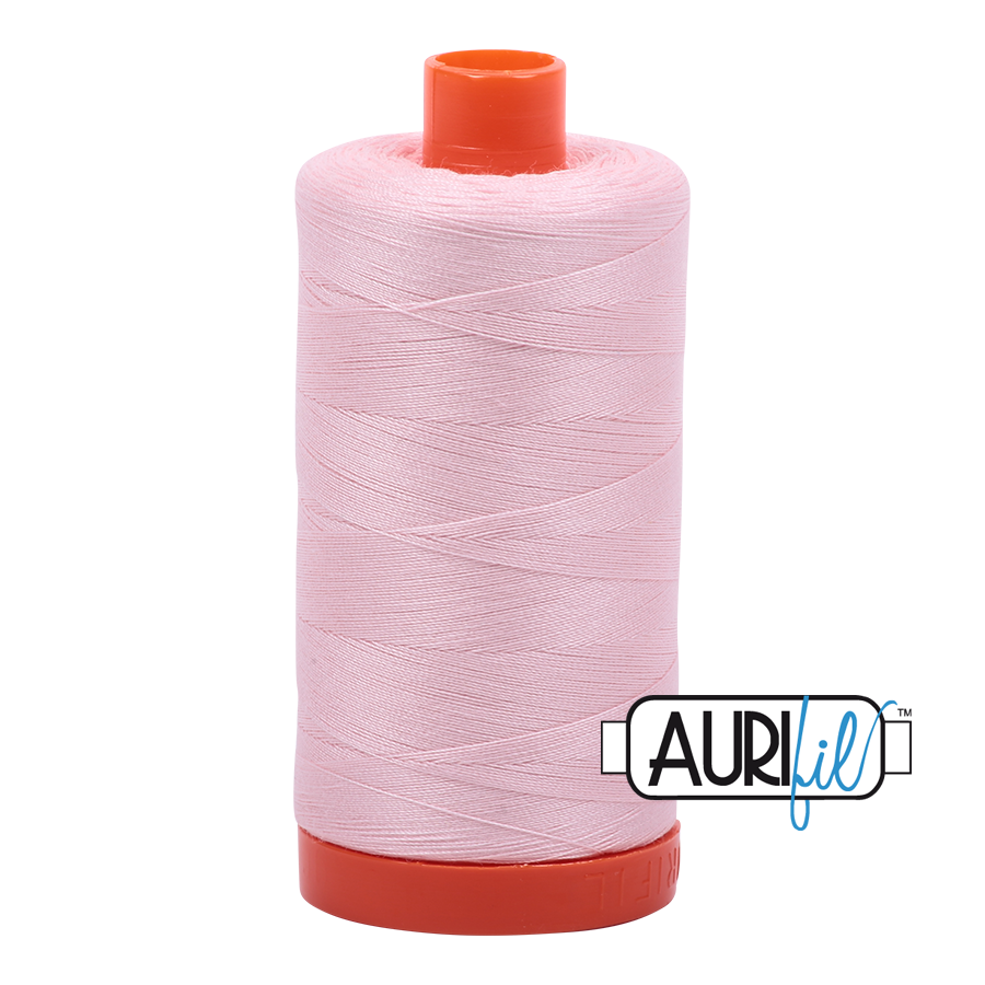 Aurifil 50 2410 Pale Pink Large Spool 1300m