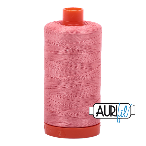 Aurifil 50 2435 Peachy Pink Large Spool 1300m