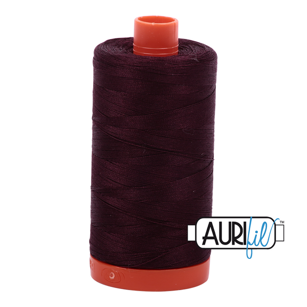 Aurifil 50 2465 Very Dark Brown Large Spool 1300m