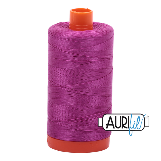 Aurifil 50 2535 Magenta Large Spool 1300m