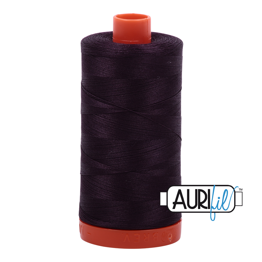 Aurifil 50 2570 Aubergine Large Spool 1300m