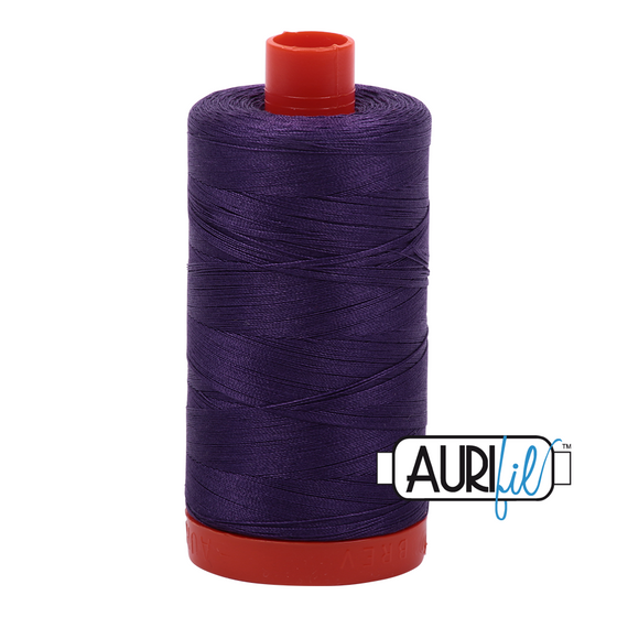 Aurifil 50 2582 Dark Violet Large Spool 1300m