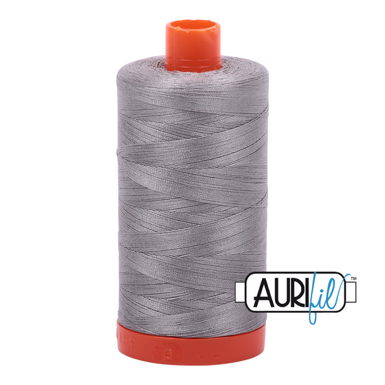 Aurifil 50 2620 Stainless Steel Large Spool 1300m