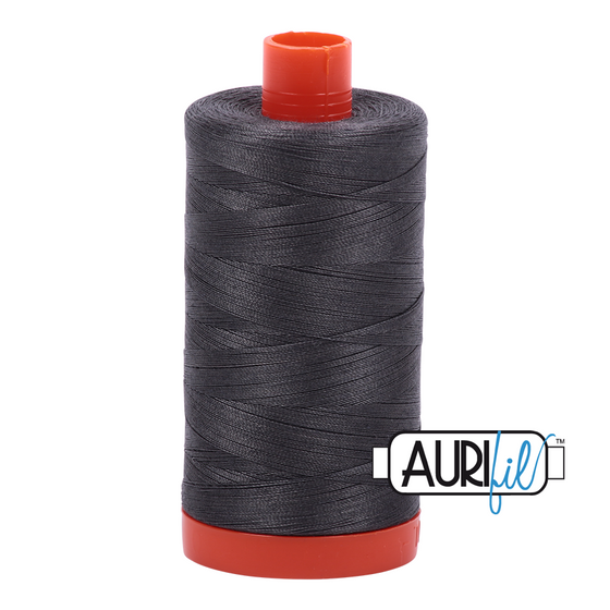 Aurifil 50 2630 Dark Pewter Large Spool 1300m