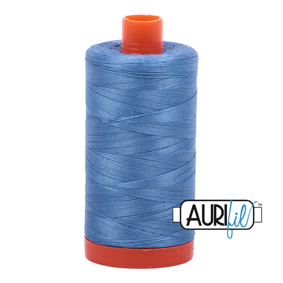 Aurifil 50 2725 Light Wedgewood Large Spool 1300m