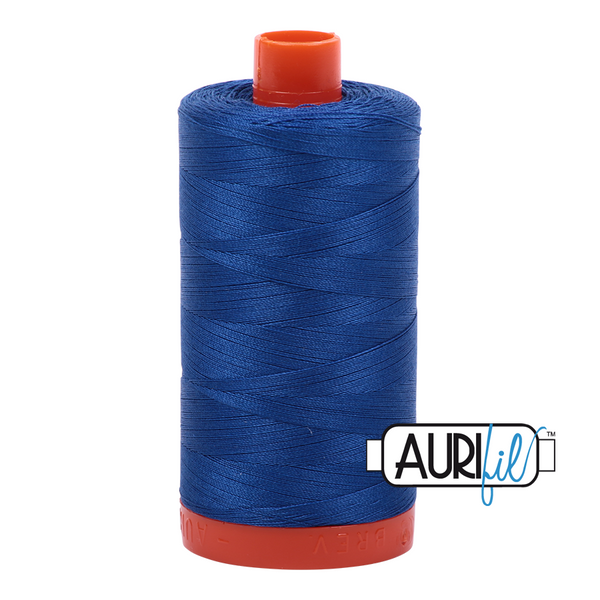 Aurifil 50 2735 Medium Blue Large Spool 1300m