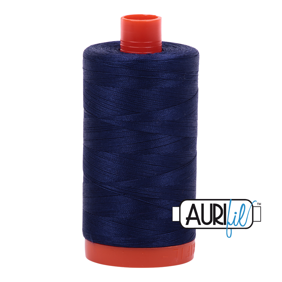 Aurifil 50 2745 Midnight Large Spool 1300m