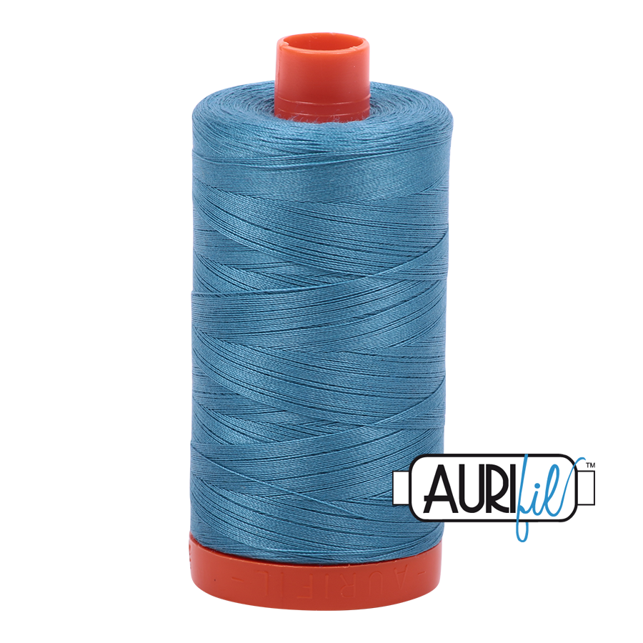 Aurifil 50 2815 Teal Large Spool 1300m