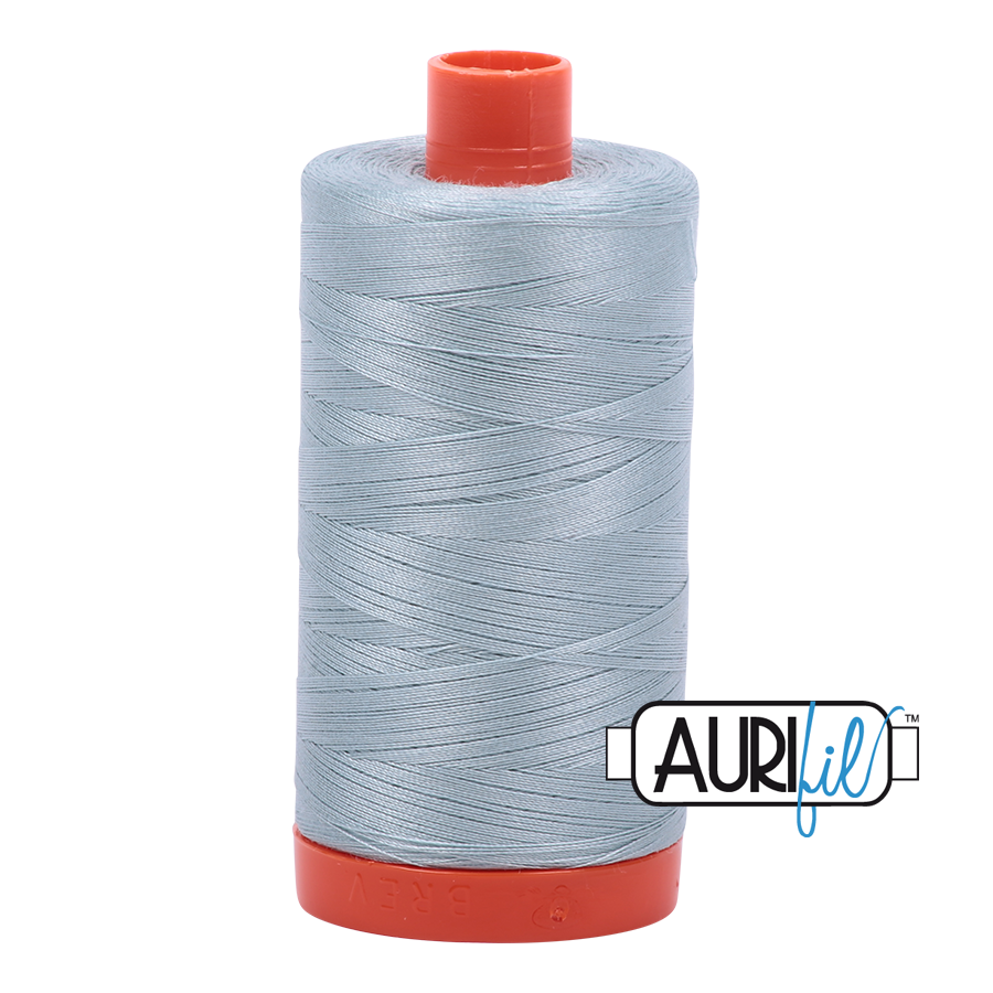 Aurifil 50 2847 Bright Grey Blue Large Spool 1300m