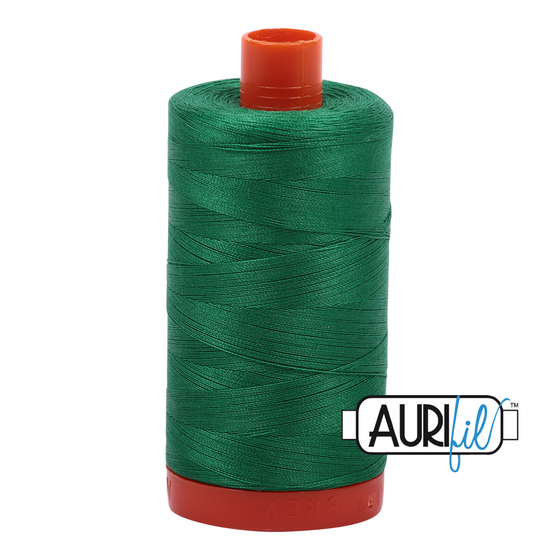 Aurifil 50 2870 Green Large Spool 1300m