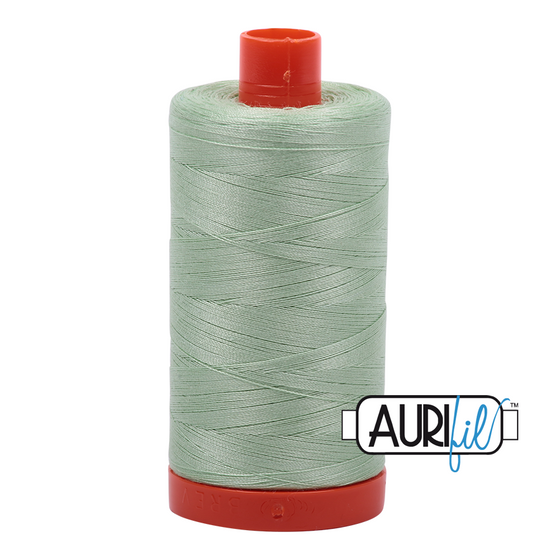 Aurifil 50 2880 Pale Green Large Spool 1300m