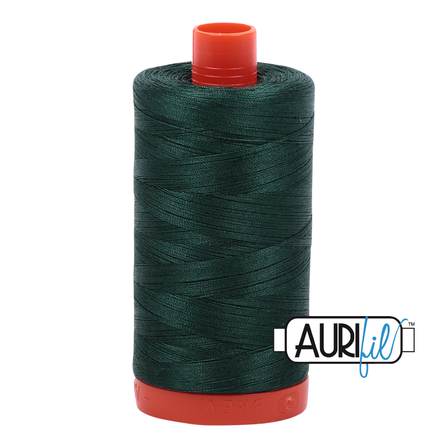 Aurifil 50 2885 Medium Spruce Large Spool 1300m