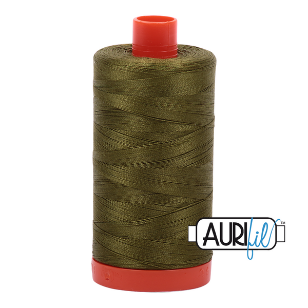 Aurifil 50 2887 Very Dark Olive Large Spool 1300m