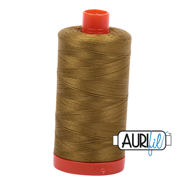 Aurifil 50 2910 Medium Olive Large Spool 1300m