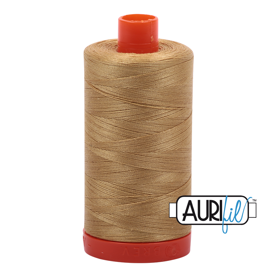 Aurifil 50 2920 Light Brass Large Spool 1300m