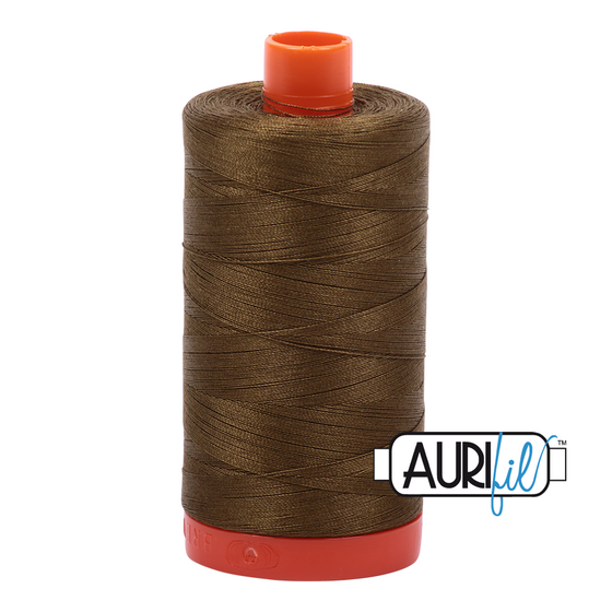 Aurifil 50 4173 Dark Olive Large Spool 1300m