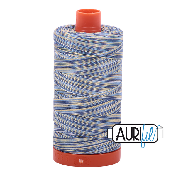 Aurifil 50 4649 Lemon Blueberry Large Spool 1300m