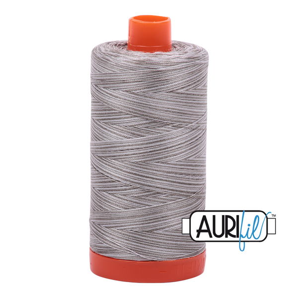 Aurifil 50 4670 Silver Fox Large Spool 1300m