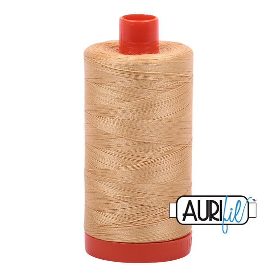 Aurifil 50 5001 Ocher Yellow Large Spool 1300m