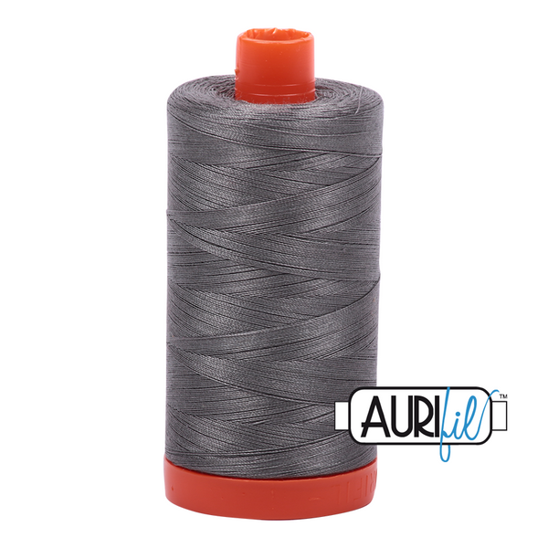 Aurifil 50 5004 Grey Smoke Large Spool 1300m