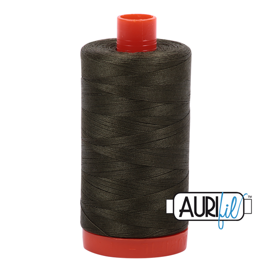 Aurifil 50 5012 Dark Green Large Spool 1300m