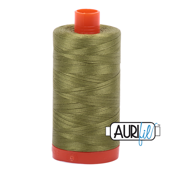 Aurifil 50 5016 Olive Green Large Spool 1300m