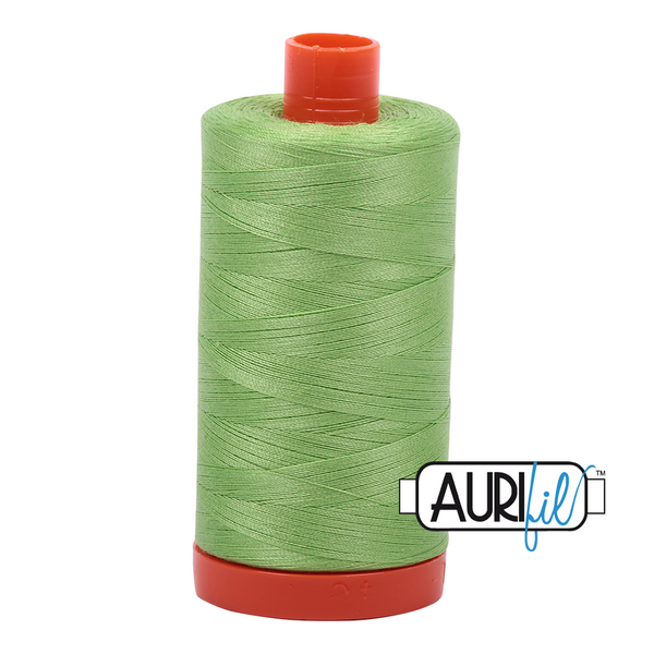 Aurifil 50 5017 Shining Green Large Spool 1300m