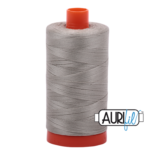 Aurifil 50 5021 Taupe Grey Large Spool 1300m