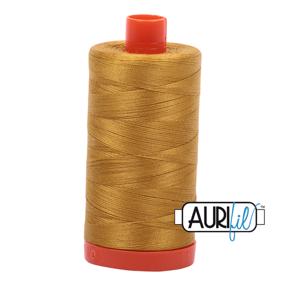 Aurifil 50 5022 Mustard Large Spool 1300m