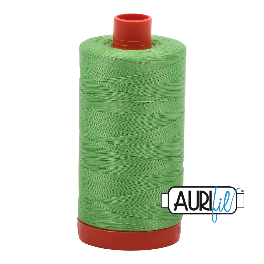 Aurifil 50 6737 Shamrock Green Large Spool 1300m