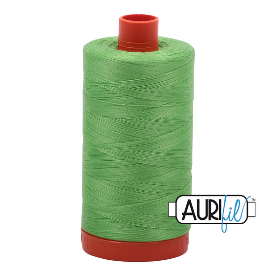 Aurifil 50 6737 Shamrock Green Large Spool 1300m