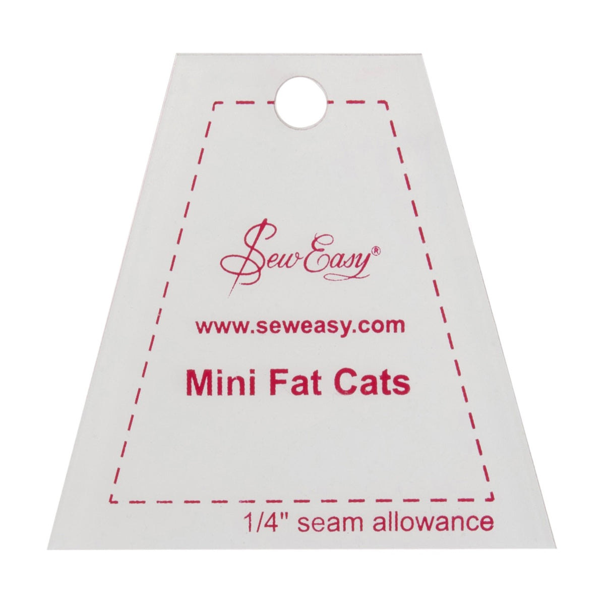 Sew Easy Mini Template Set - Fat Cats  2.58 x 2.5in