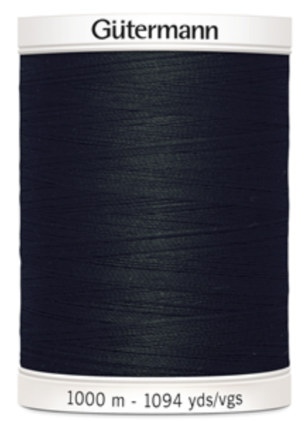 Gutermann Sew All 0 Black 1000m Reel