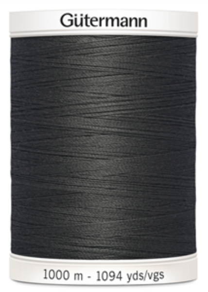 Gutermann Sew All 36 Dark Grey 1000m Reel