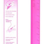 Add-A-Quarter Ruler 12" Pink