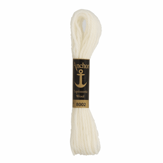 Anchor Tapestry Wool 8000 Ivory 10m Skein