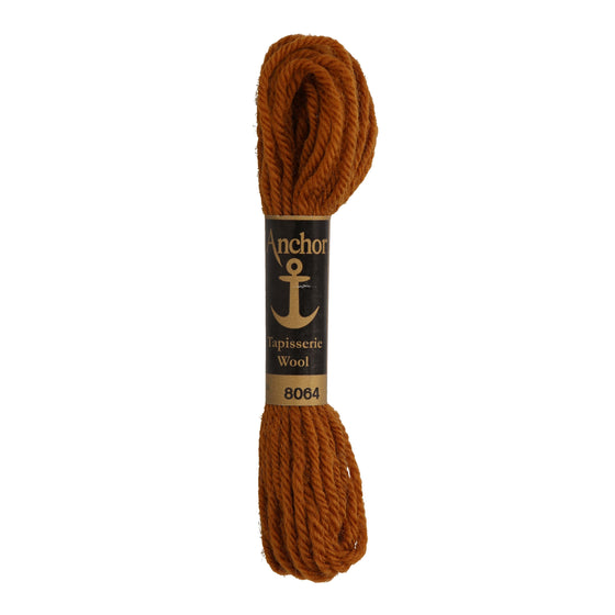 Anchor Tapestry Wool 8064 Brown 10m Skein