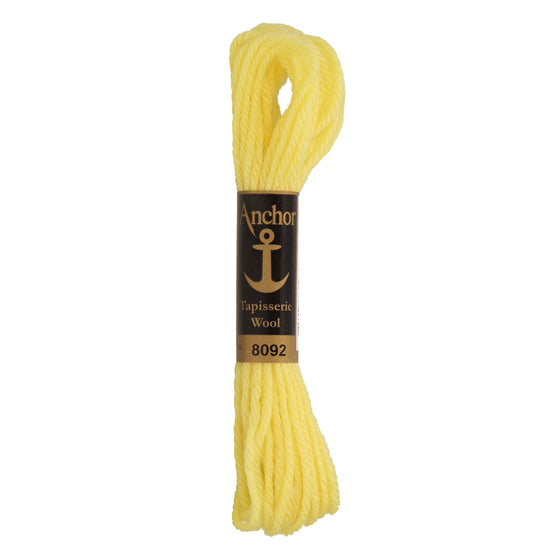 Anchor Tapestry Wool 8092 Yellow 10m Skein