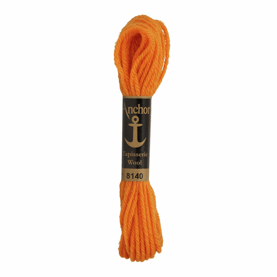 Anchor Tapestry Wool 8140 Orange 10m Skein