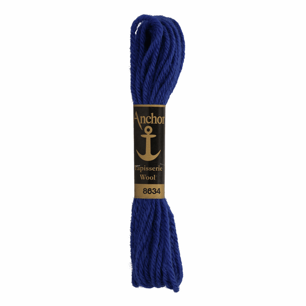 Anchor Tapestry Wool 8634 Blue 10m Skein