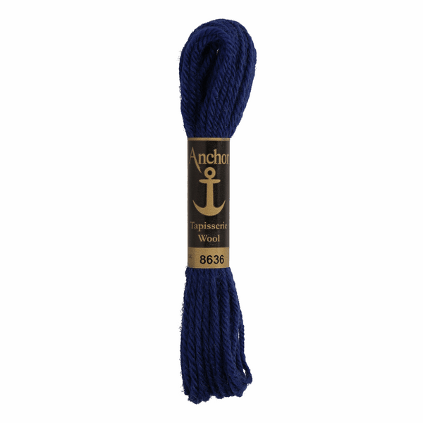 Anchor Tapestry Wool 8636 Blue 10m Skein