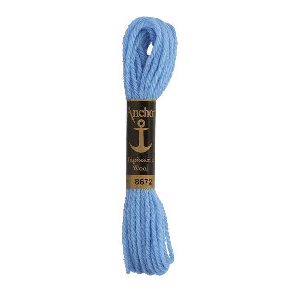 Anchor Tapestry Wool 8672 Blue 10m Skein