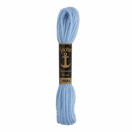 Anchor Tapestry Wool 8684 Blue 10m Skein