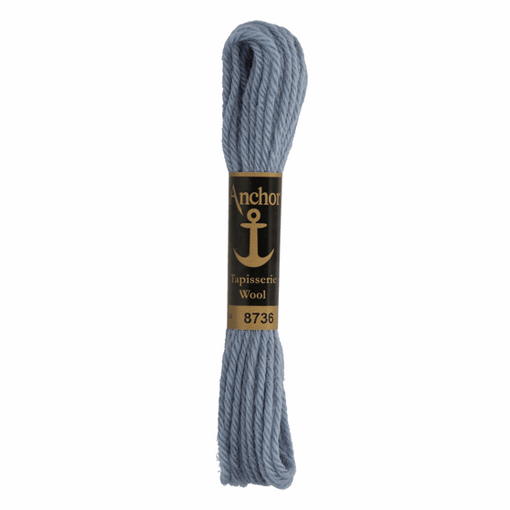 Anchor Tapestry Wool 8736 Grey 10m Skein