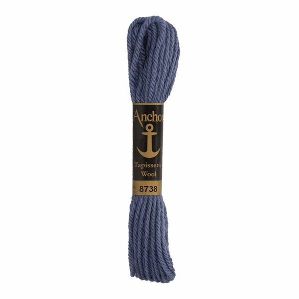 Anchor Tapestry Wool 8738 Blue 10m Skein