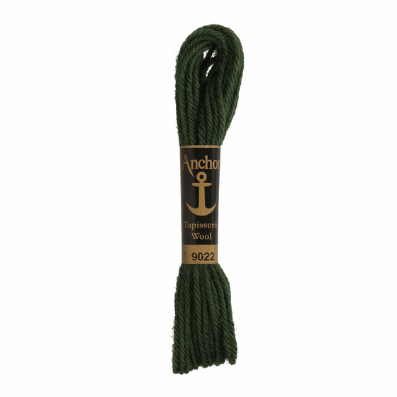 Anchor Tapestry Wool 9022 Green 10m Skein