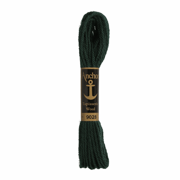 Anchor Tapestry Wool 9028 Green 10m Skein